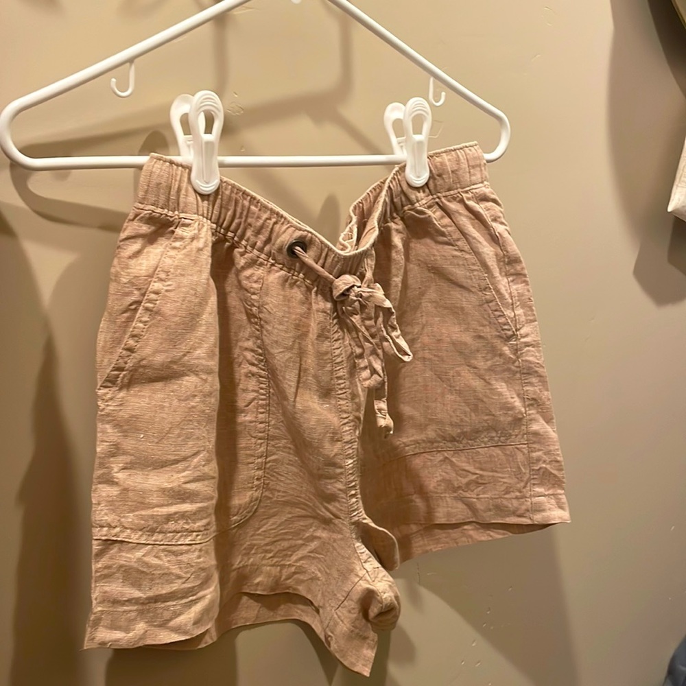 100% linen short